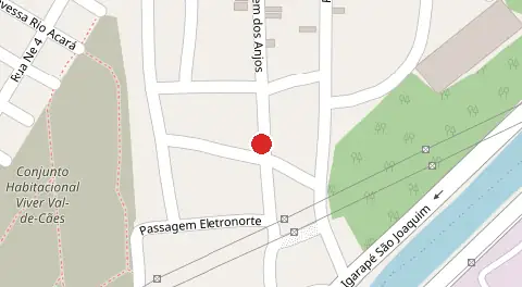 Mapa da localização