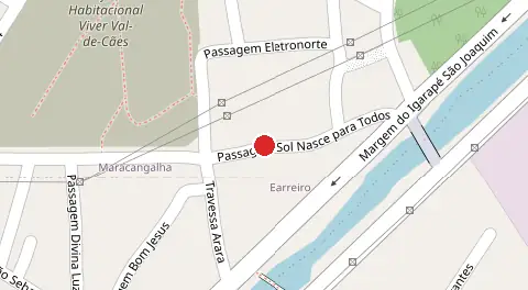 Mapa da localização