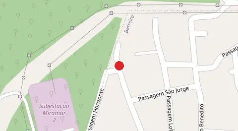 Mapa da localização
