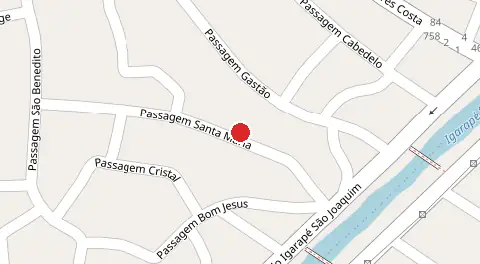 Mapa da localização