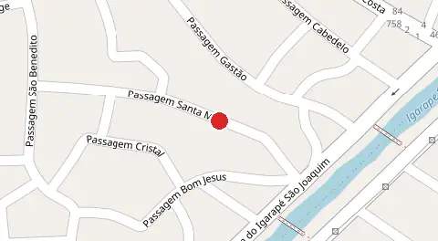 Mapa da localização
