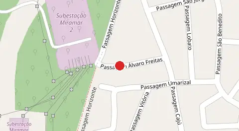 Mapa da localização