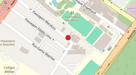 Mapa da localização