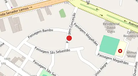 Mapa da localização