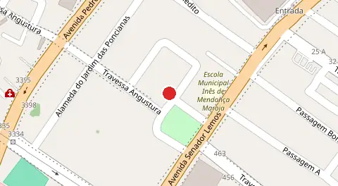 Mapa da localização