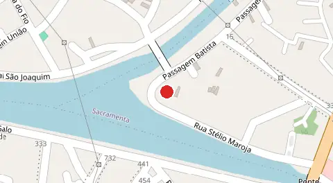 Mapa da localização