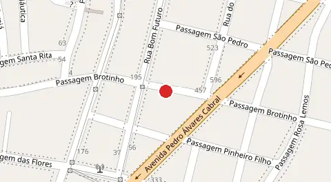 Mapa da localização