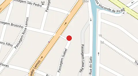 Mapa da localização