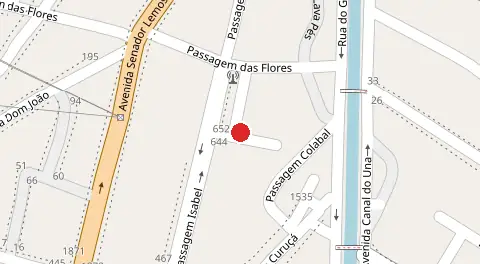 Mapa da localização