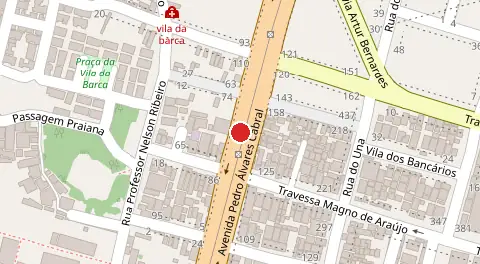 Mapa da localização