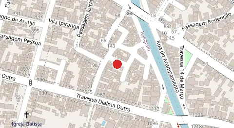 Mapa da localização