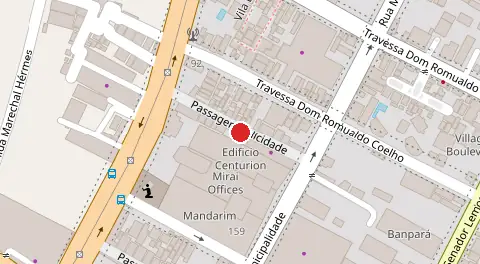 Mapa da localização