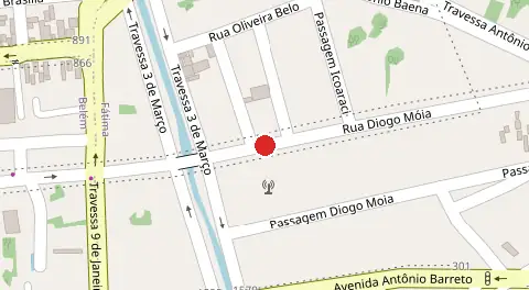 Mapa da localização
