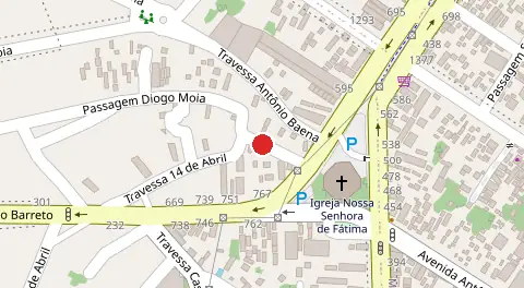Mapa da localização