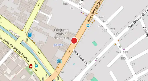 Mapa da localização
