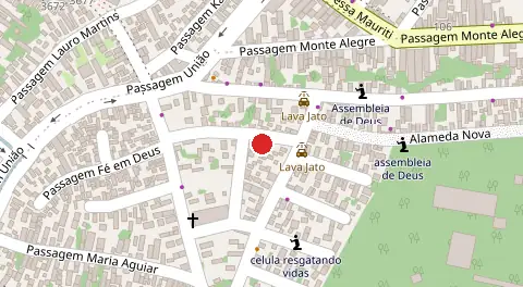Mapa da localização
