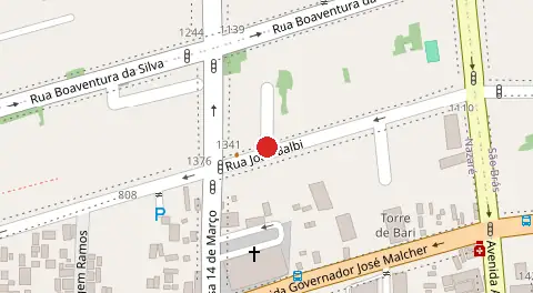 Mapa da localização