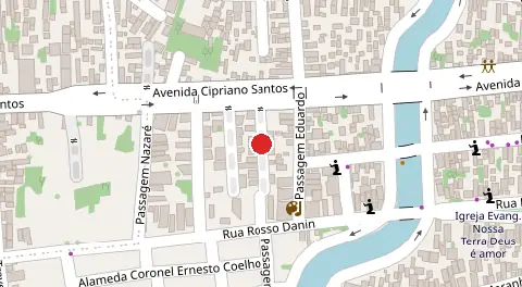 Mapa da localização