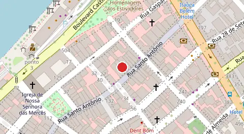 Mapa da localização