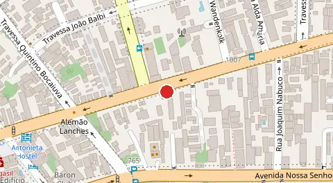 Mapa da localização