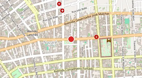 Mapa de Nazaré