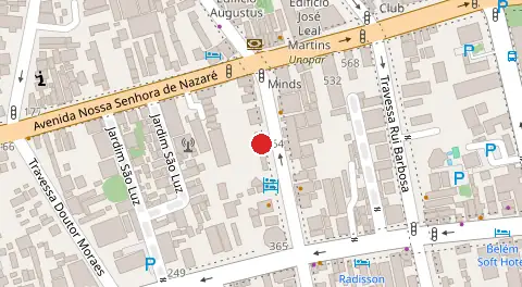 Mapa da localização
