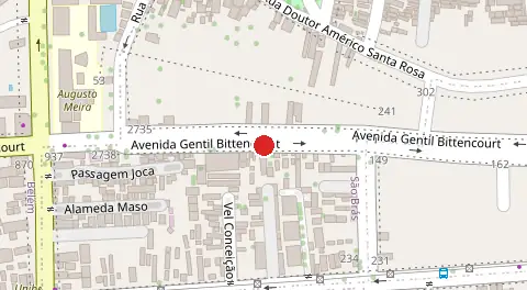 Mapa da localização