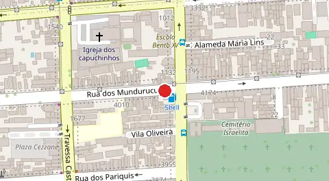Mapa da localização