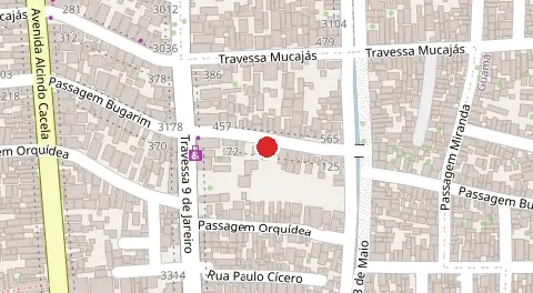 Mapa da localização