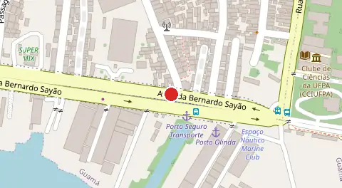 Mapa da localização