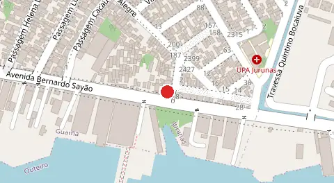 Mapa da localização