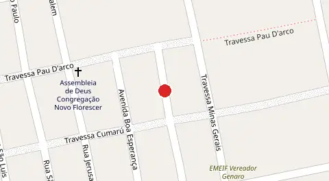 Mapa da localização