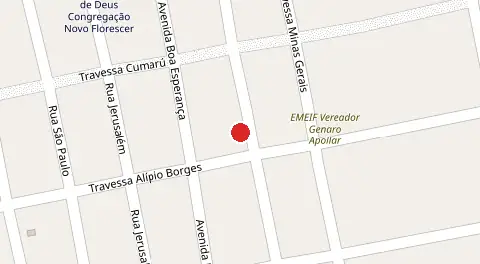 Mapa da localização