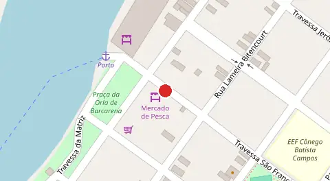 Mapa da localização