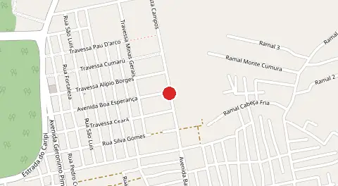 Mapa de Renascer com Cristo