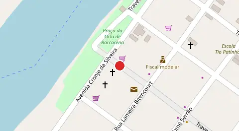 Mapa da localização