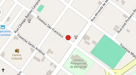 Mapa da localização
