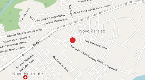 Mapa de Novo Paraíso