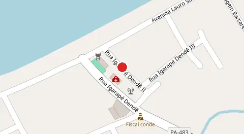 Mapa da localização