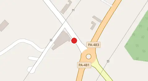 Mapa da localização