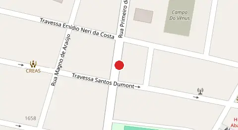 Mapa da localização