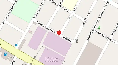 Mapa da localização