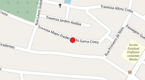 Mapa da localização