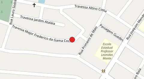 Mapa da localização