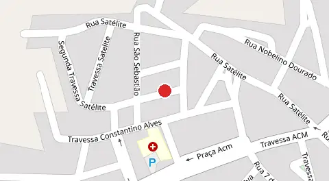 Mapa da localização
