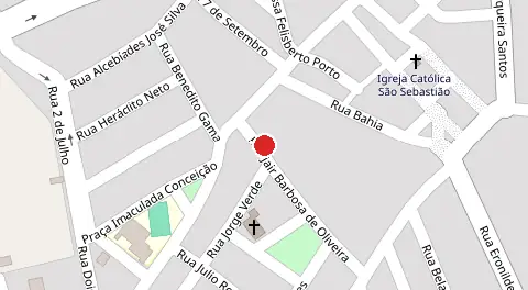 Mapa da localização