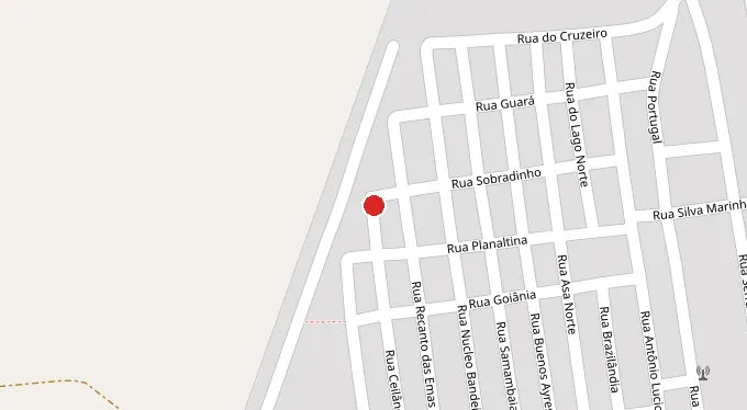 Mapa da localização