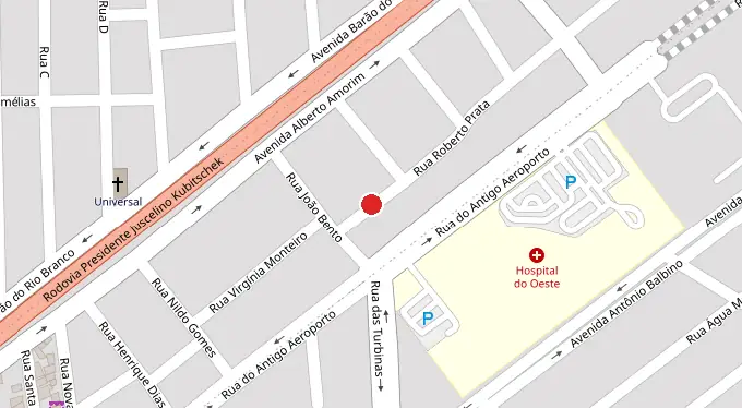 Mapa da localização