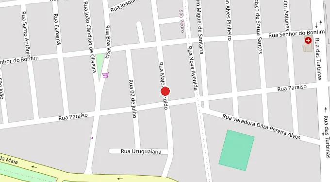 Mapa da localização