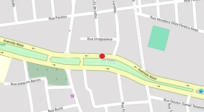 Mapa da localização
